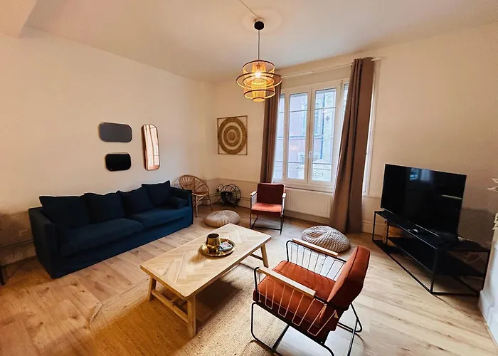 Le Millesime Barbatre Centre-ville 7 Couchages * Реймс